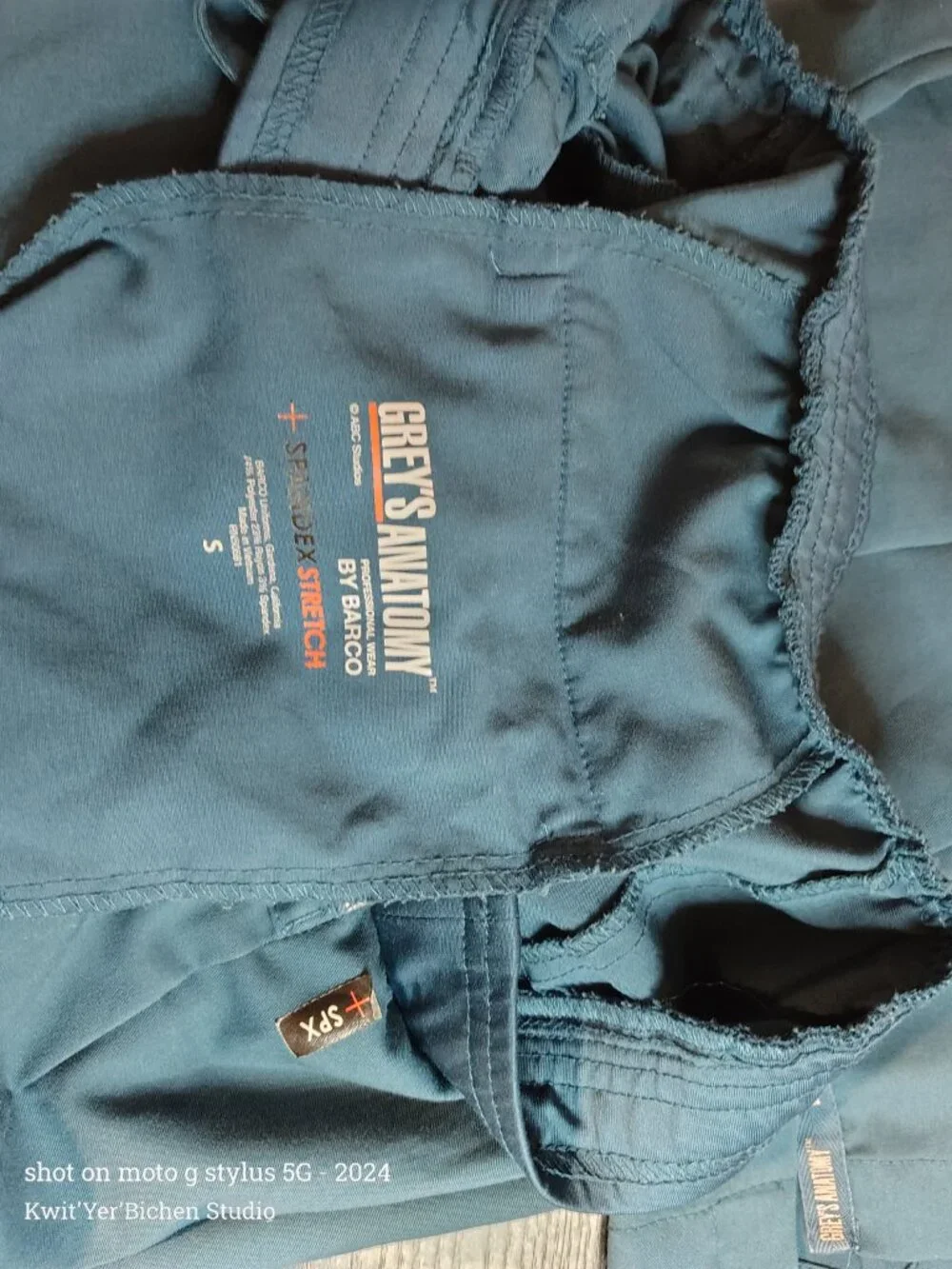 Grey's Anatomy teal scrub pant sz sm
